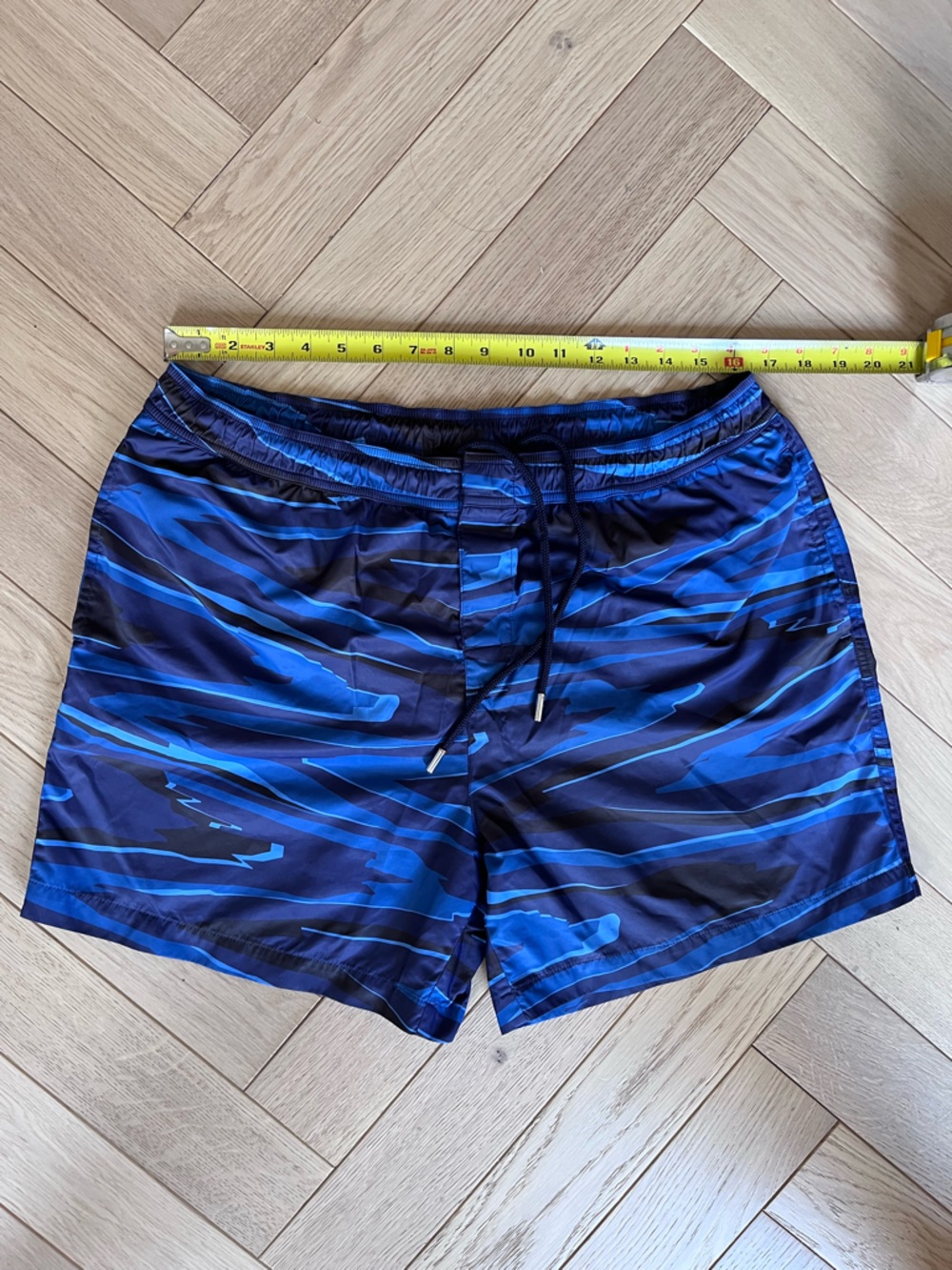 Missoni Men's Navy and Bright Blue Swim Board Shorts